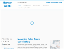 Tablet Screenshot of marwanwahbi.com